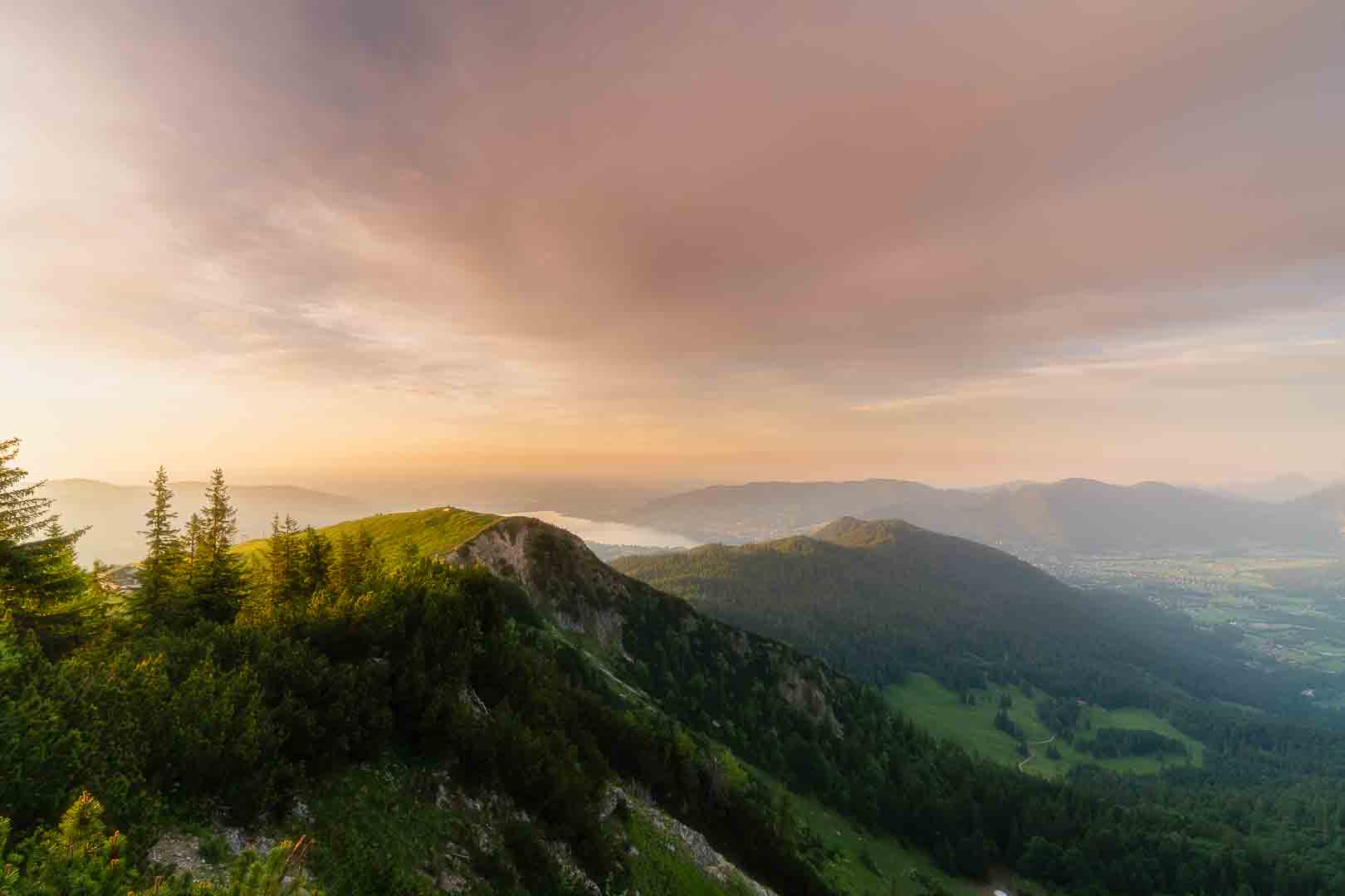 Landschaft in den bayerischen Voralpen