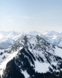 Berge im Winter