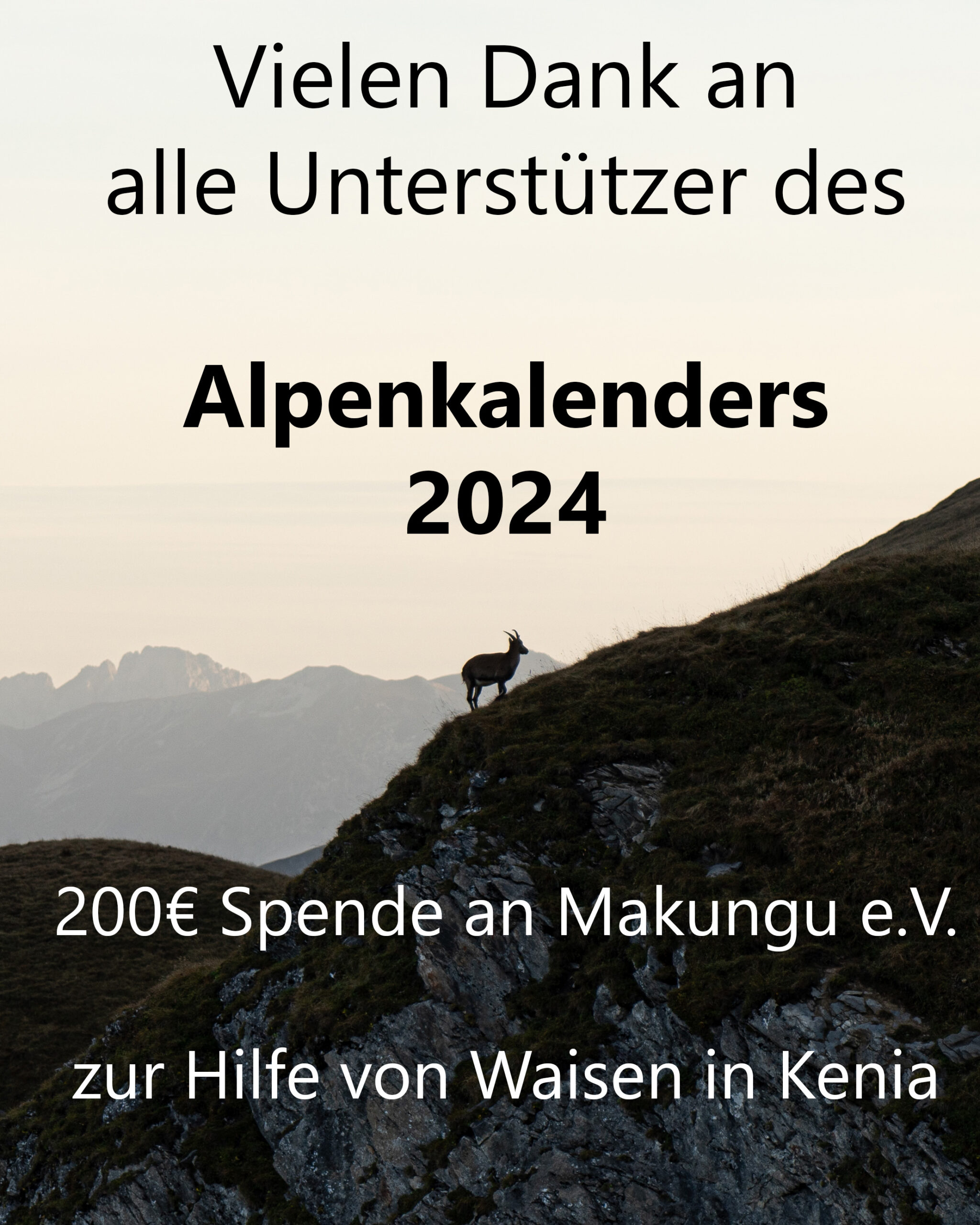 Spende Alpenkalender 2024